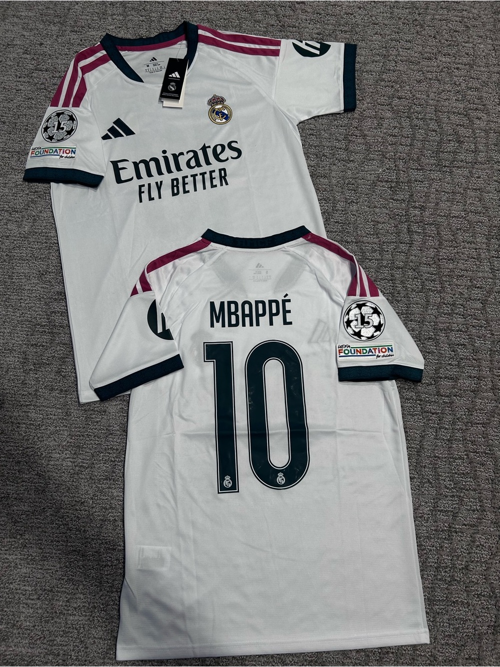 Real Madrid Soccer Jersey with Navy and Maroon Accents